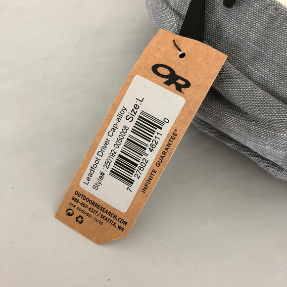 Outdoor Research Leadfoot Driver Cap Hat Gray L - Picture 4 of 4